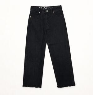 RAEY High Rise Wide Leg Jeans Black Sz UK 22 / US 0 $350 {3O18}